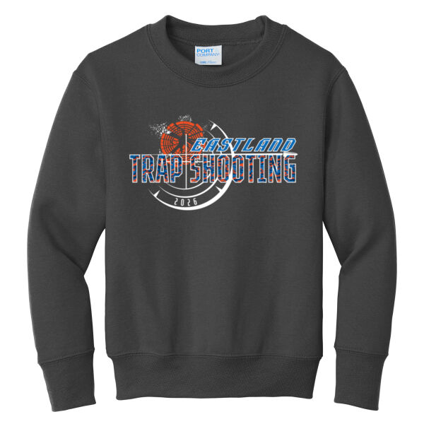 Eastland Trap Shooting 2026 - Youth Core Fleece Crewneck Sweatshirt Thumbnail